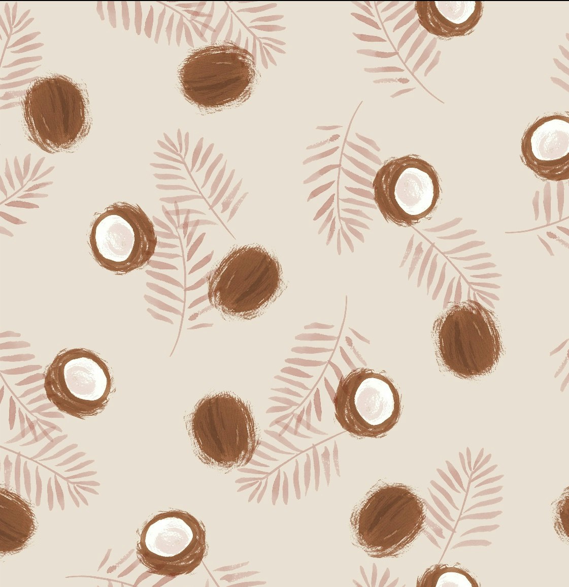 OD- Coconut pink leaves