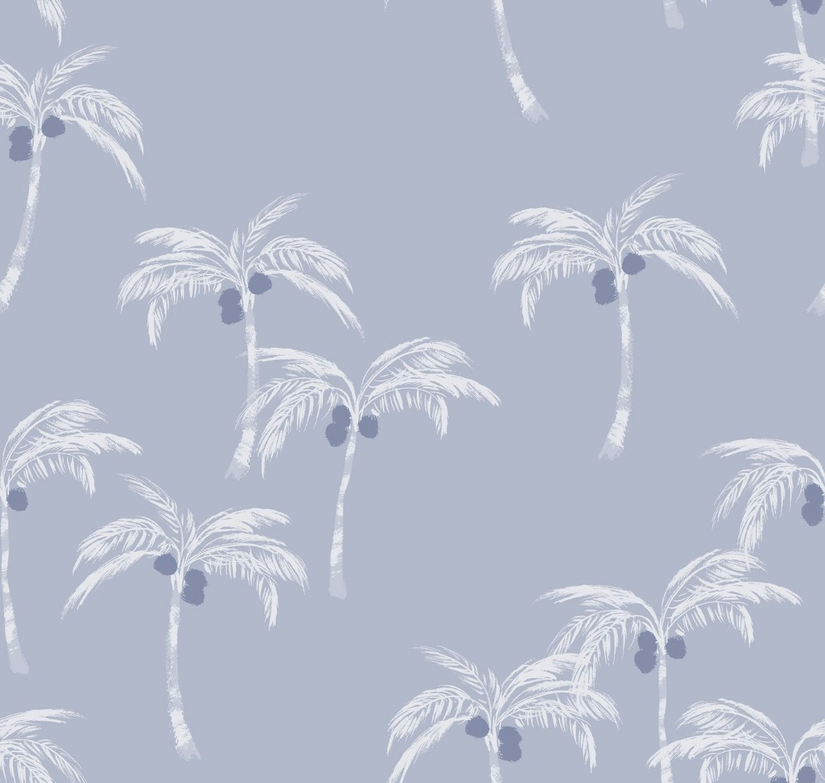 OD- Palmtrees and coconut blue
