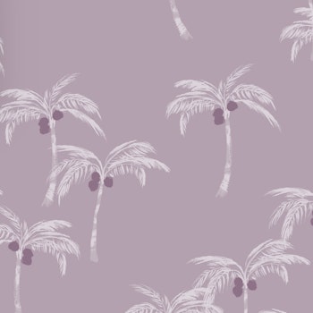 OD- Palmtrees and coconuts purple