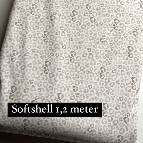 Softshell animalprint 1,2 meter