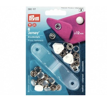 Prym Trykknapper Jersey 12mm 6stk perlemor