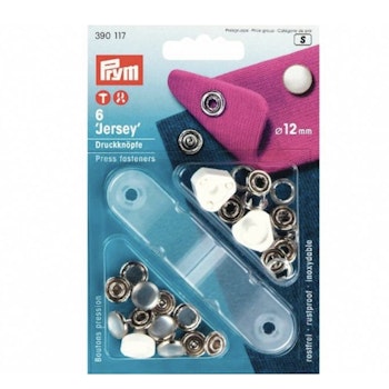 Prym Trykknapper Jersey 12mm 6stk perlemor