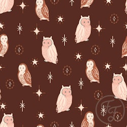 OD- Owls and stars in metallic brown
