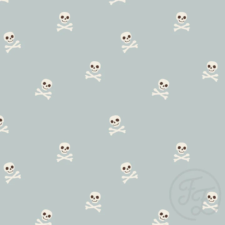 OD- Skull and bones blue small