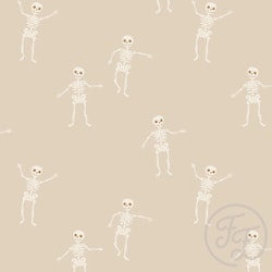 OD- Dancing skeletons beige