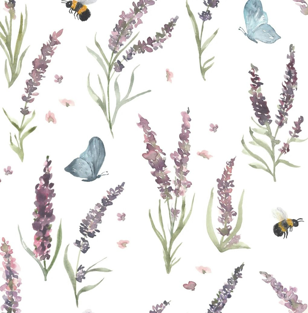 Lavender meadow ribbjersey