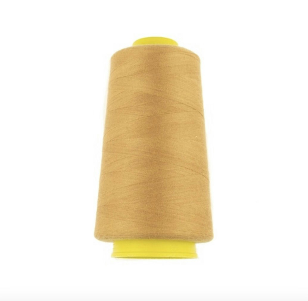 Overlock tråd camel