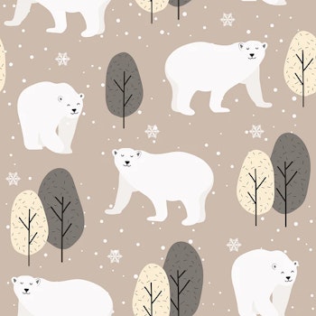 OD- Polar bear in forest
