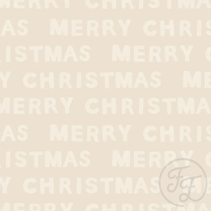 OD- Merry christmas beige