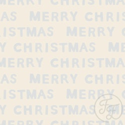 OD- Merry christmas light beige