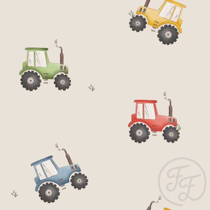 OD- Colorful tractor beige