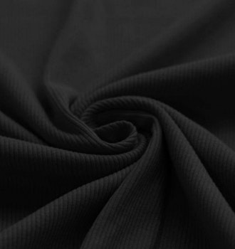 Ribbjersey black