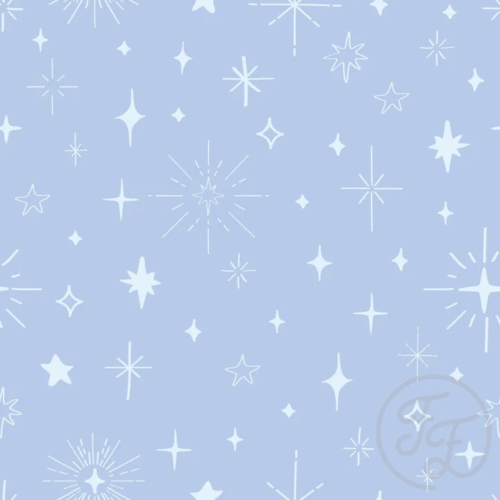 Od- Stars in light blue grey