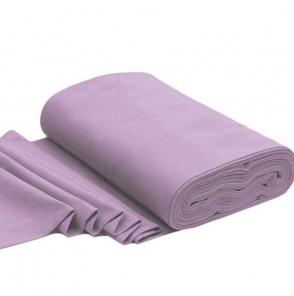 Rundstrikket ribb pastel lilac