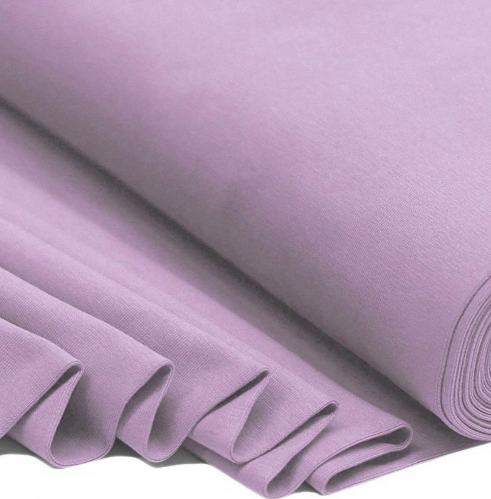 Rundstrikket ribb pastel lilac