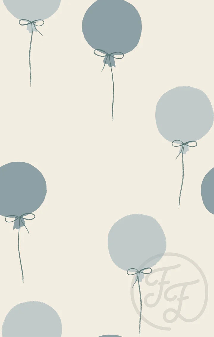 OD- Balloons big blue beige