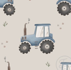 Ribbjersey tractor blue