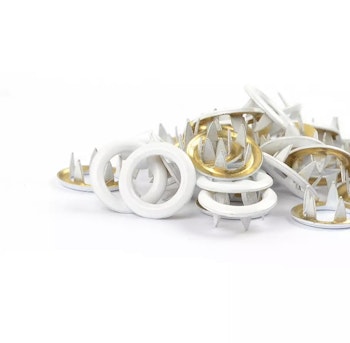 TD trykknapp white