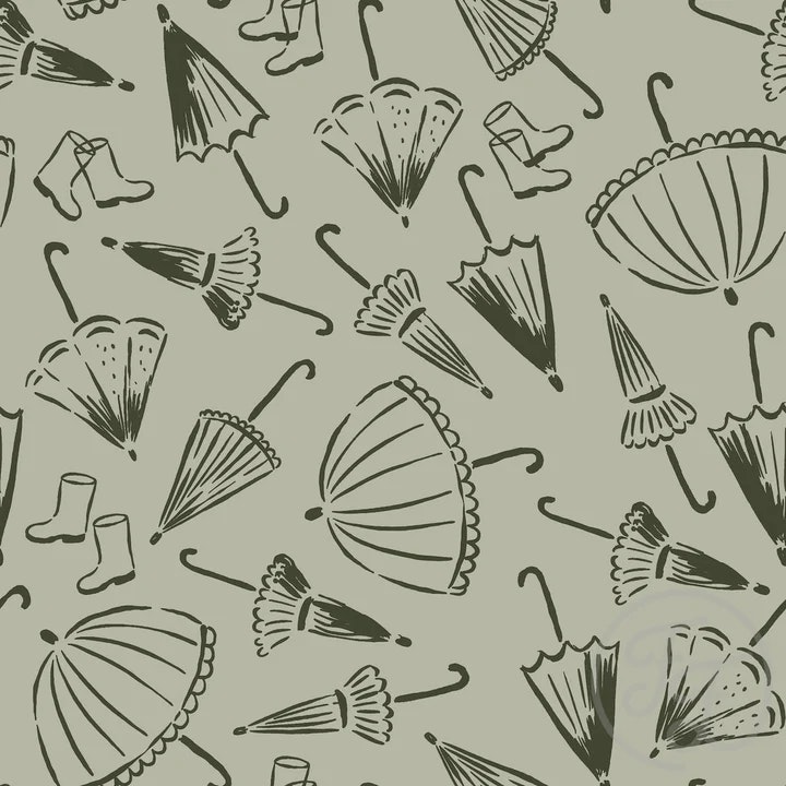 OD- Umbrellas green