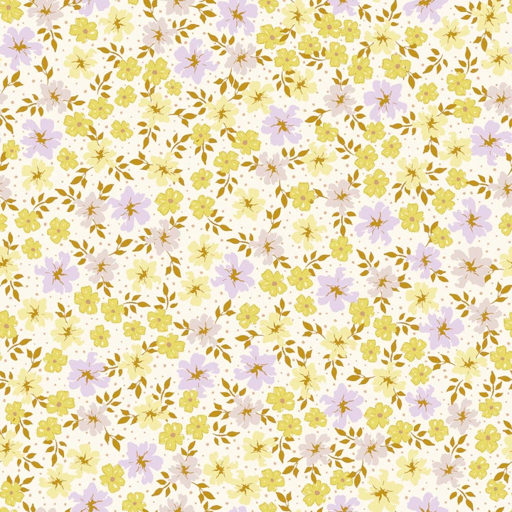 OD- Suzanne flowers Yellow & lila