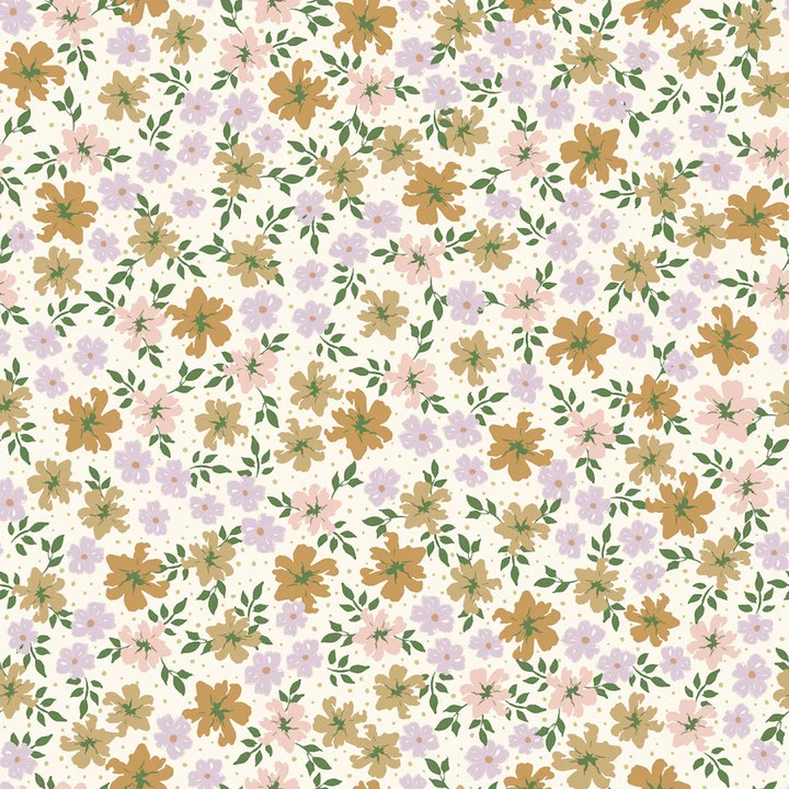 OD- Suzanne flowers lilac and brown