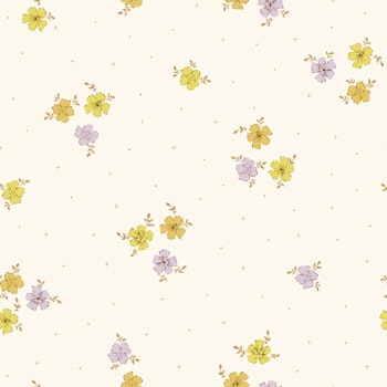 OD- Sparkling flowers yellow & lila