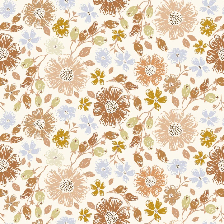 OD- Martine flower blue
