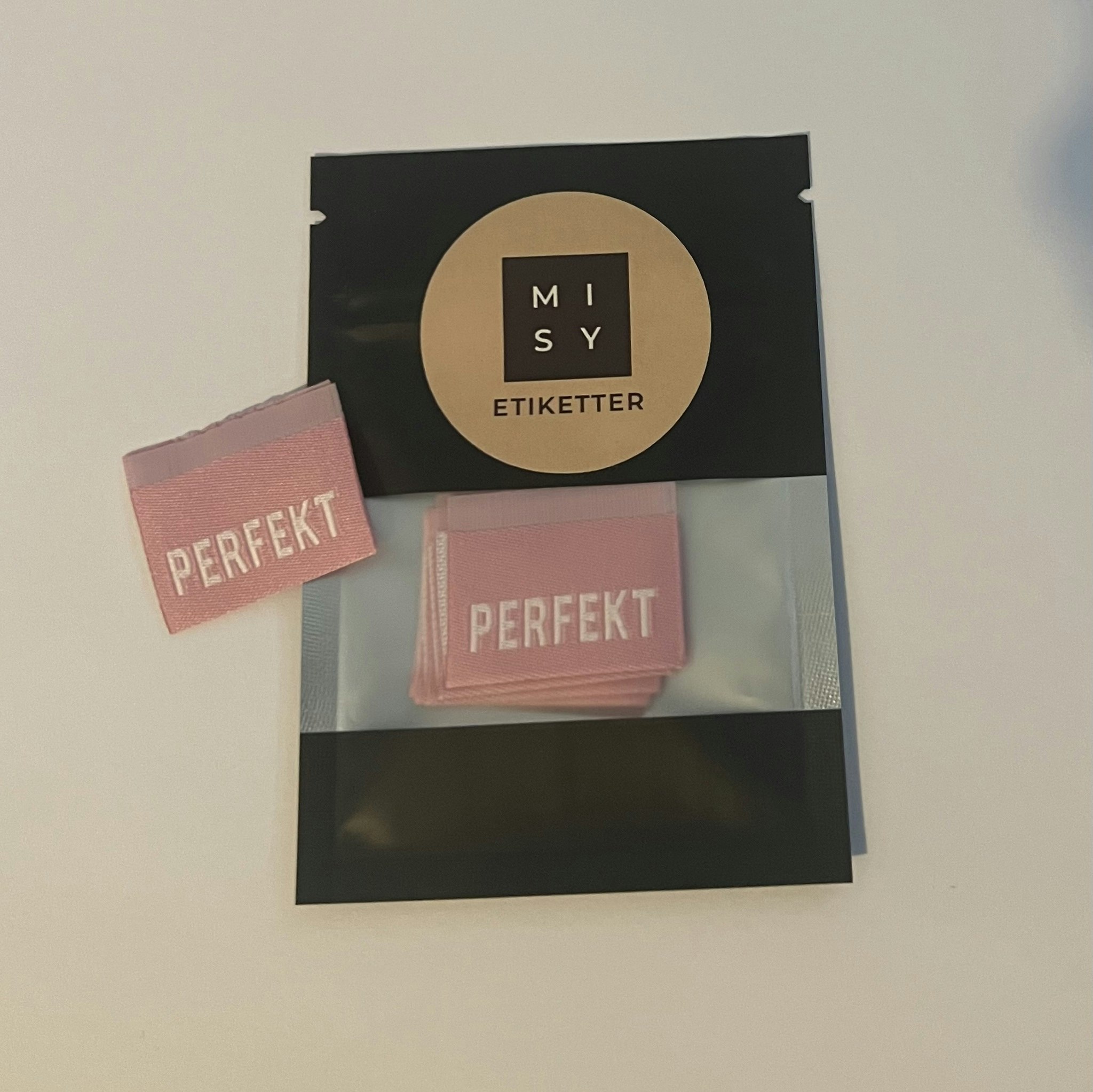 Labels, perfekt rosa