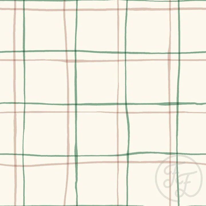 OD- Double checker green & dusty pink