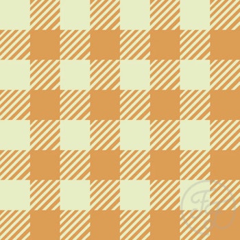 OD- Gingham stripes in Sand Brown