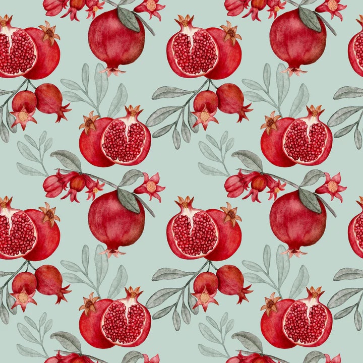 OD- Pomegranates Light Green
