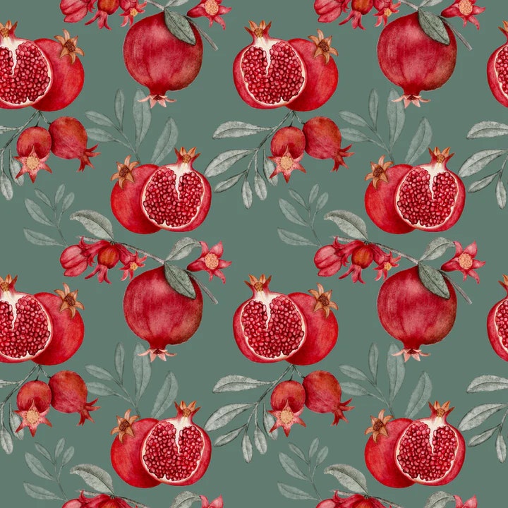 OD- Pomegranates Medium Green