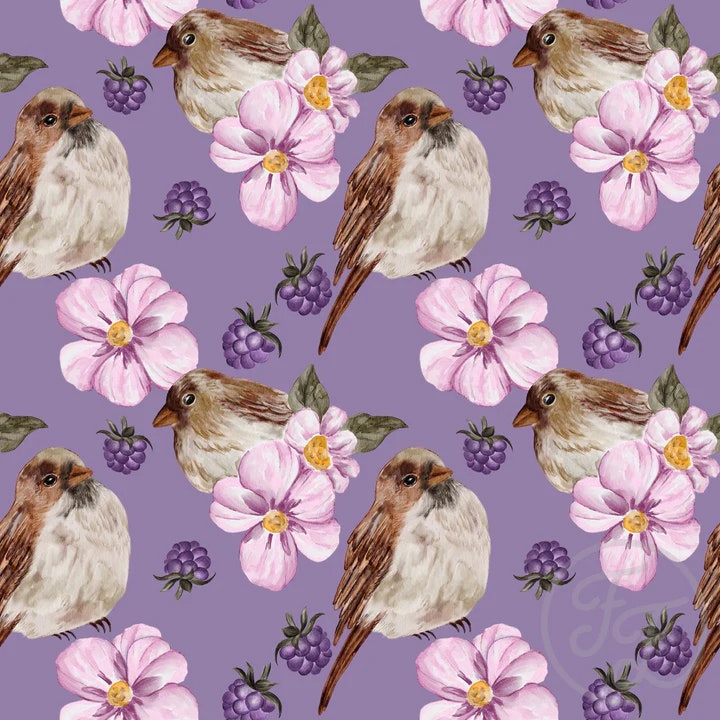 OD- Love Sparrows Dark Purple