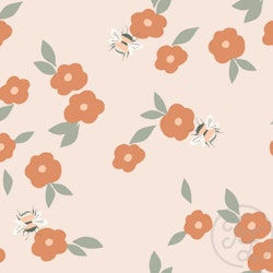 OD- Bees and Flowers Peach