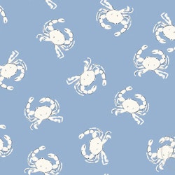 OD- Cute Crab White Light Cerulean Blue