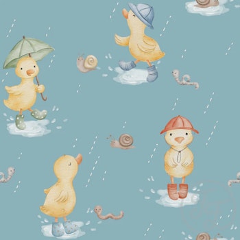 Ducks in Rain