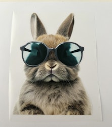 SM Kul kanin med solbriller