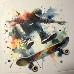 SM skateboard fargesplash