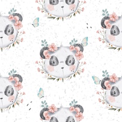 Ribbjersey blomsterpanda