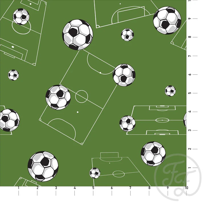 OD- Let's Play Football in Olive Green