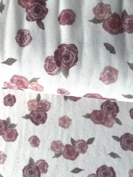 Pink roses pointelle