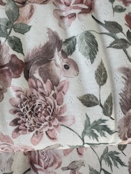 Floral animals white pointelle