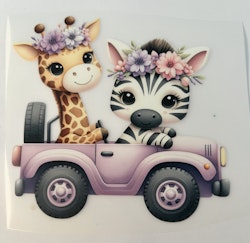 SM safari i lilla jeep