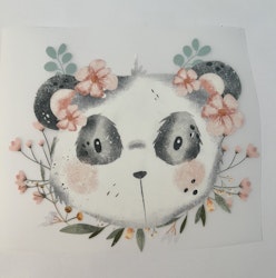 SM panda med blomster liten