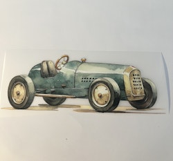 SM vintage grønn racerbil grønn