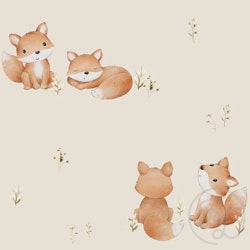 OD- Fox Friends Ecru