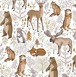 Canvas cute forest