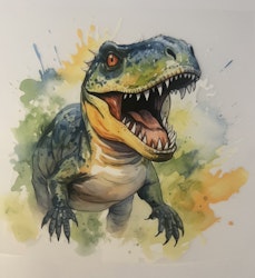 DTF skummel dino
