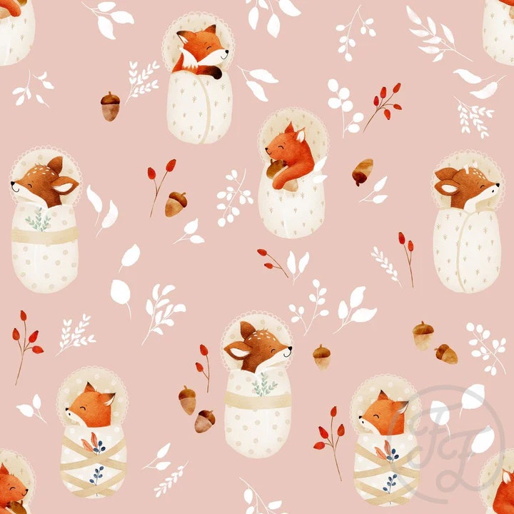 OD- Woodland Babies Pink Small