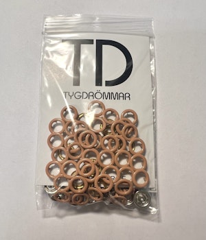 TD storpakk trykknapper clay 50 stk